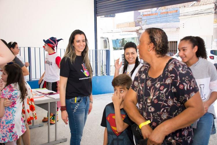 Ação social festa dia das crianças